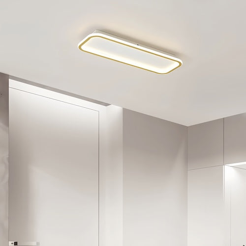 Simple Modern LED ceiling light in a kitchen setting.