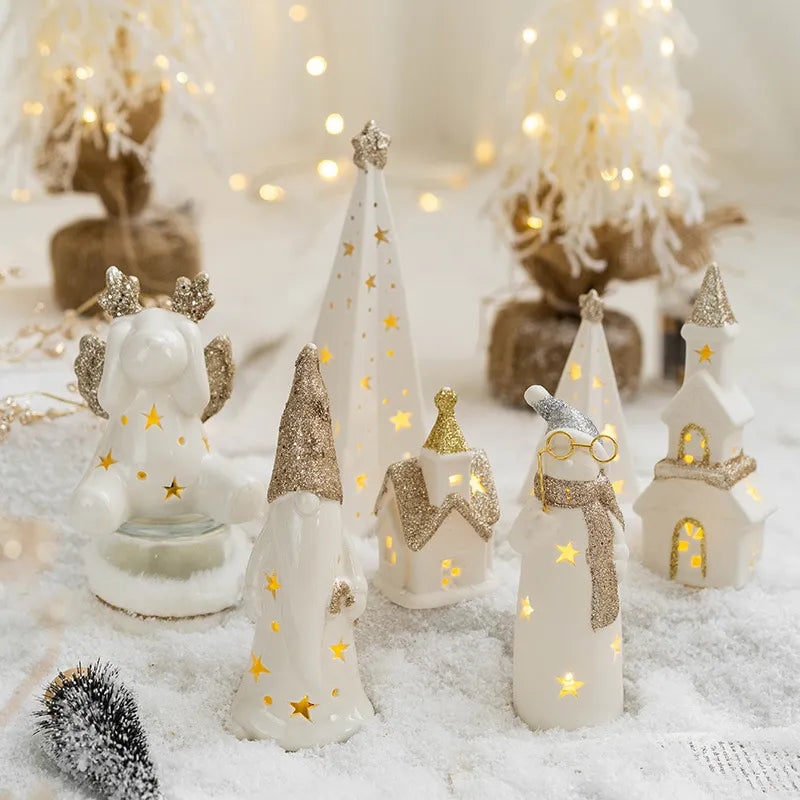 Christmas Ceramic Ornament | Ambiance Lights Decor 