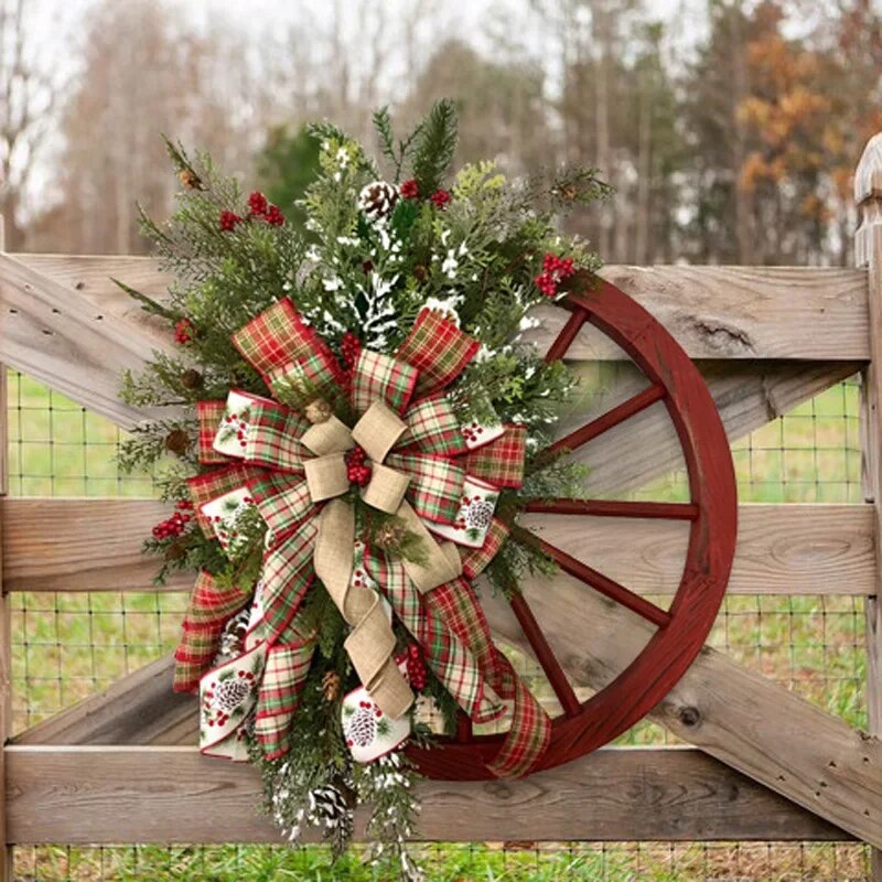 Christmas Garland - Elegant Flower Rings for Holiday Decor - motivodecor.com