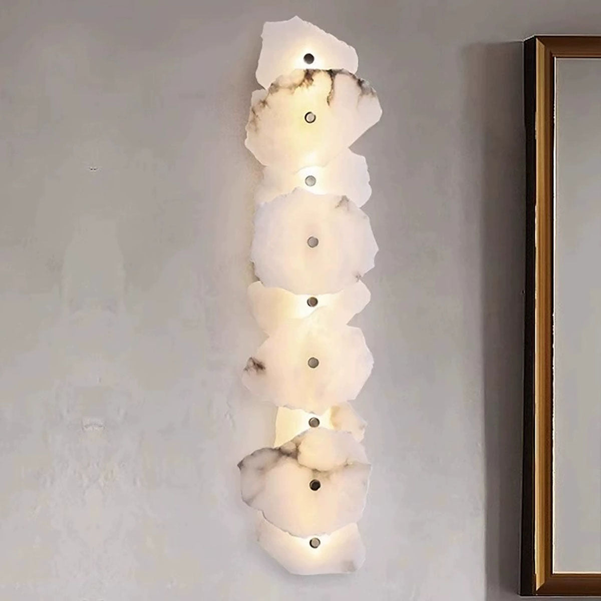 Marble Wall Light - Creative Solid Brass & Marble Wall Sconce Design