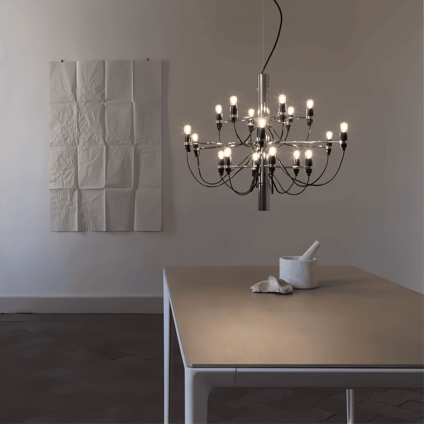 FLOS 2097 50 Industrial Chandelier Light | motivodecor.com