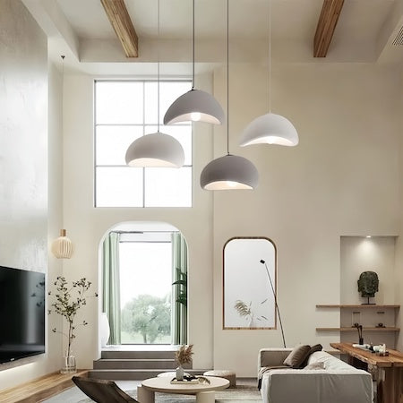 Wabi Sabi Pendant Light - Japanese Zen Stone Chandelier - motivodecor.com