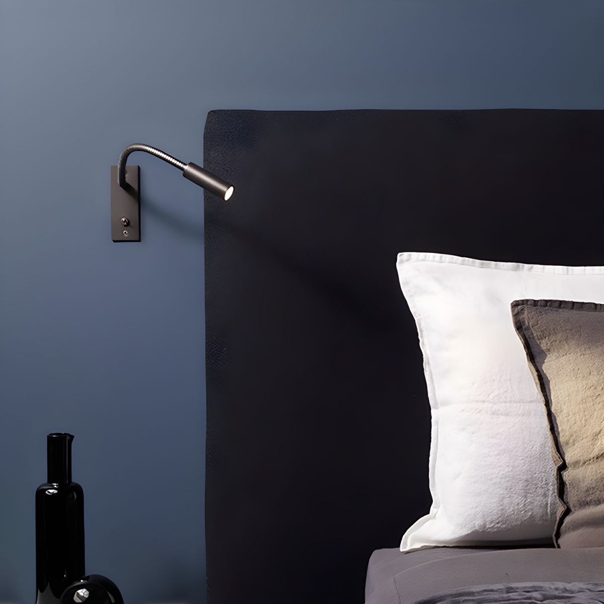 Modern Rectangular Wall Lighting Fixtures Metal 1 Light Wall Mounted Reading Lights