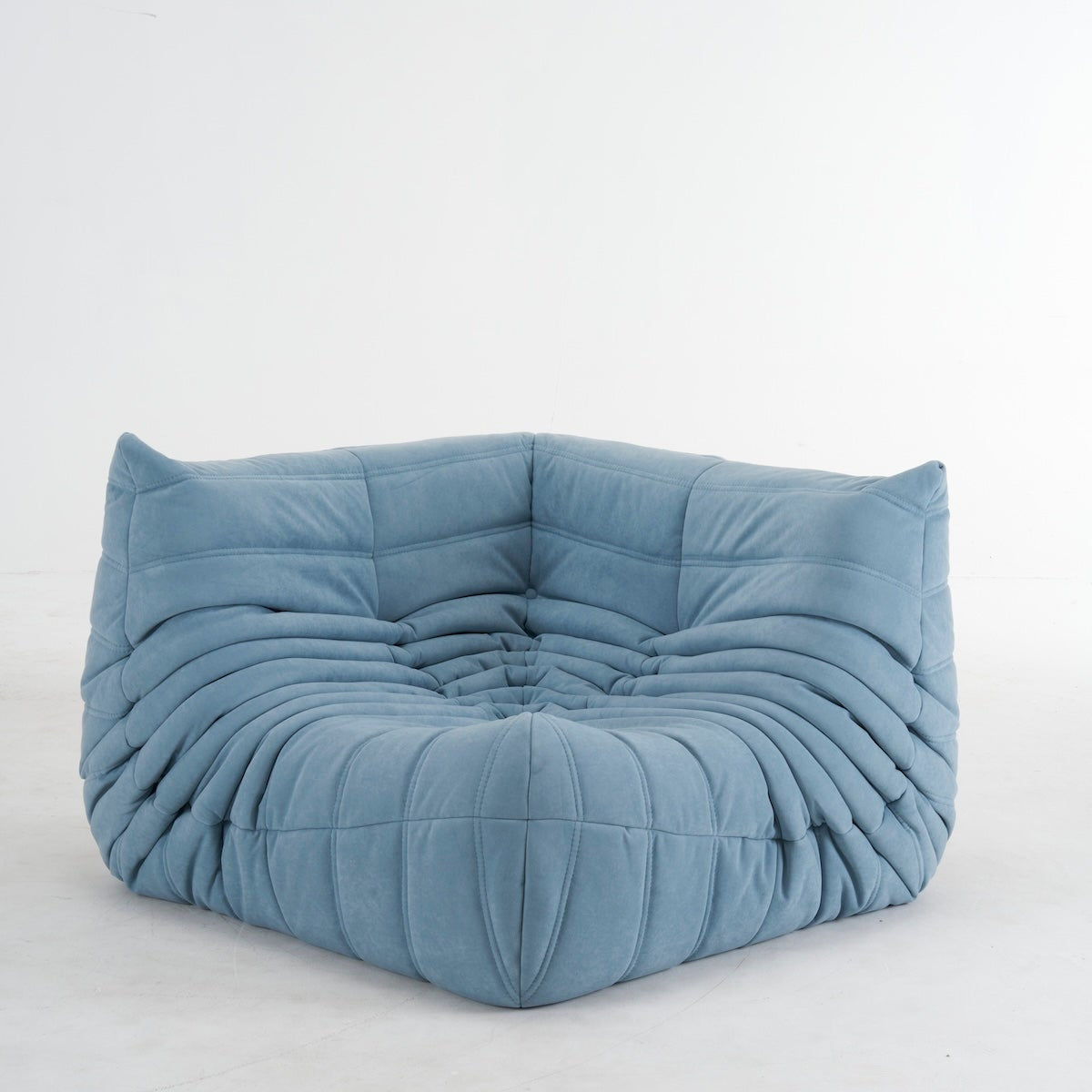 light blue corner sofa