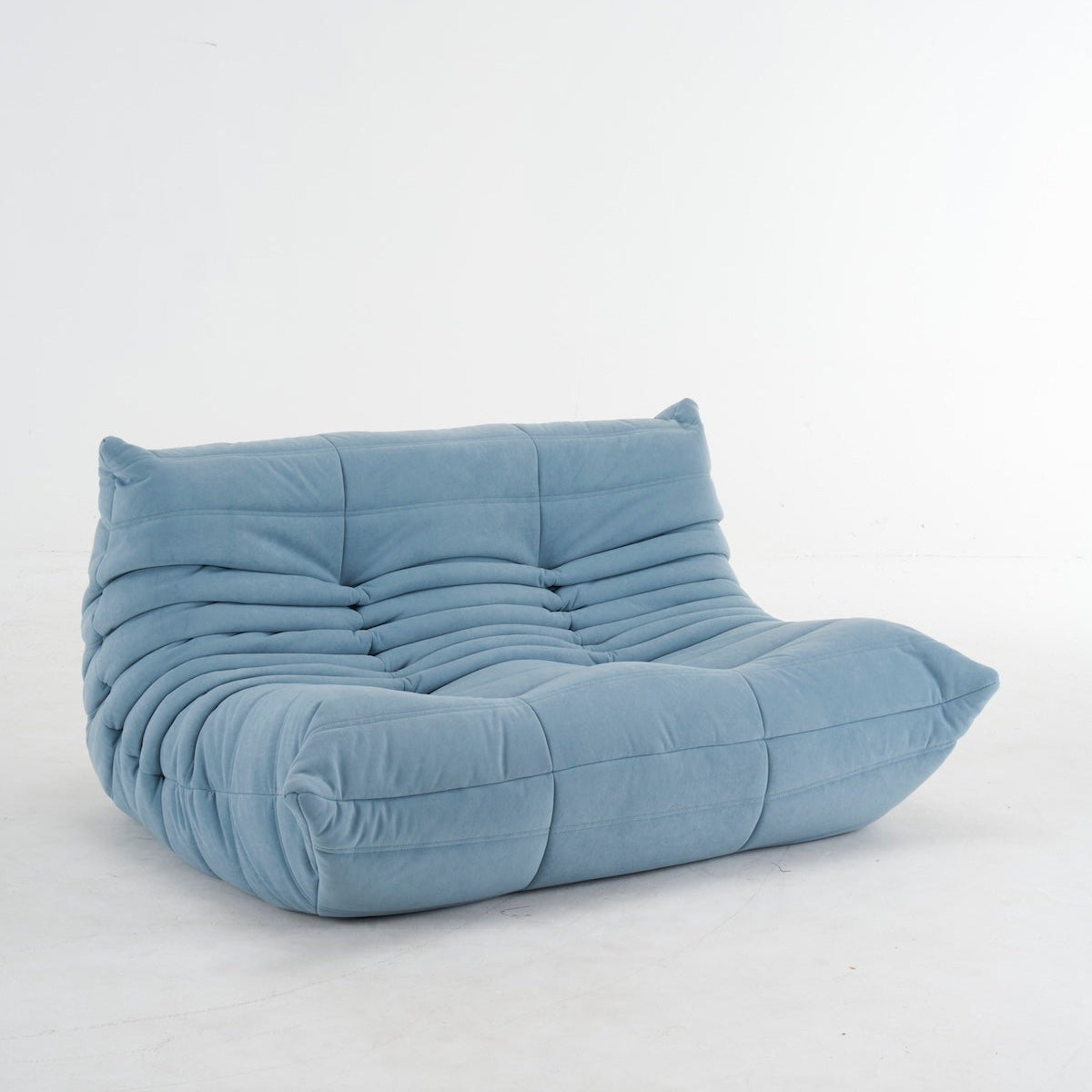 light blue togo loveseat sofa - motivodecor.com