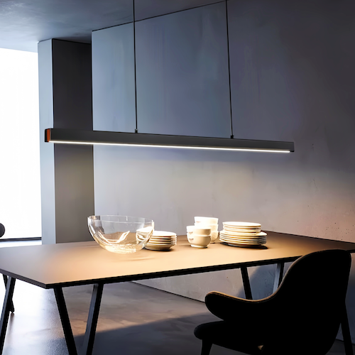 Minimalist Black Pendant Light: Dimmable LED, Adjustable, Energy-Savin - motivodecor.com