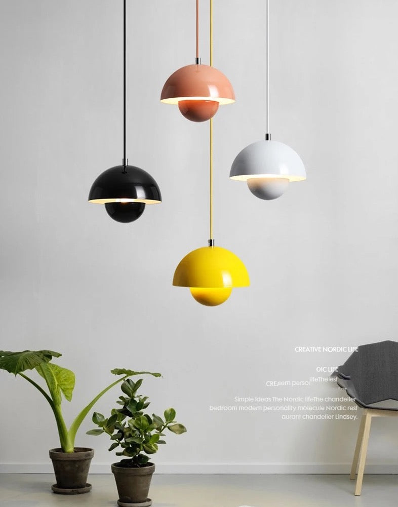 Kitchen Island Pendant Lighting | Danish Mushroom Style - motivodecor.com