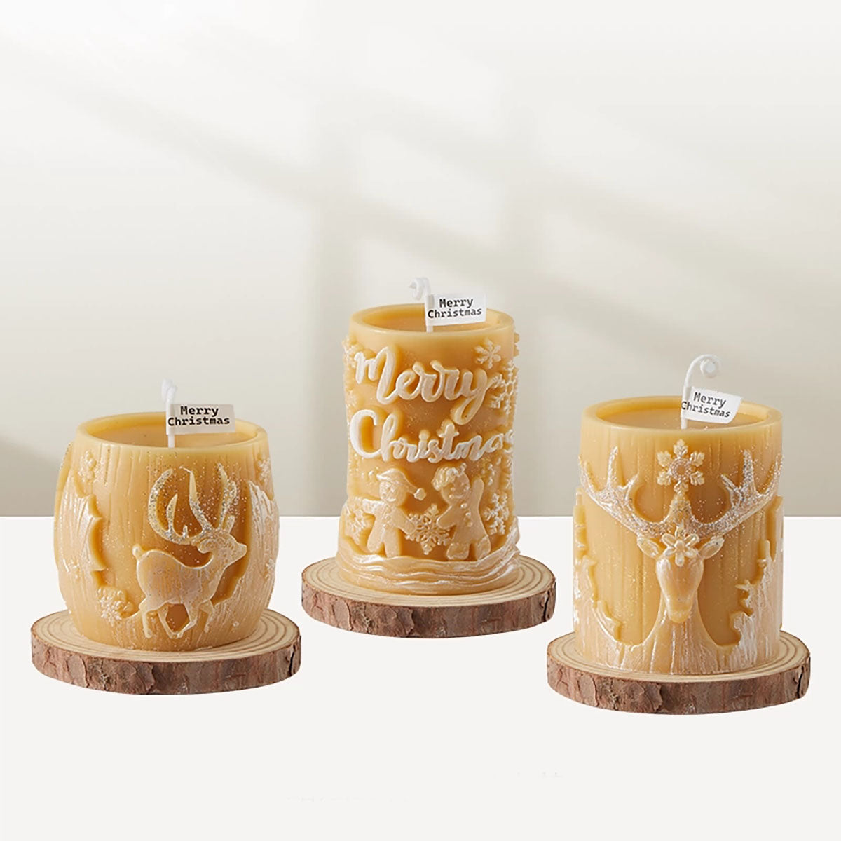 Pearlescent 3D Pillar Scented Candle Gift Box