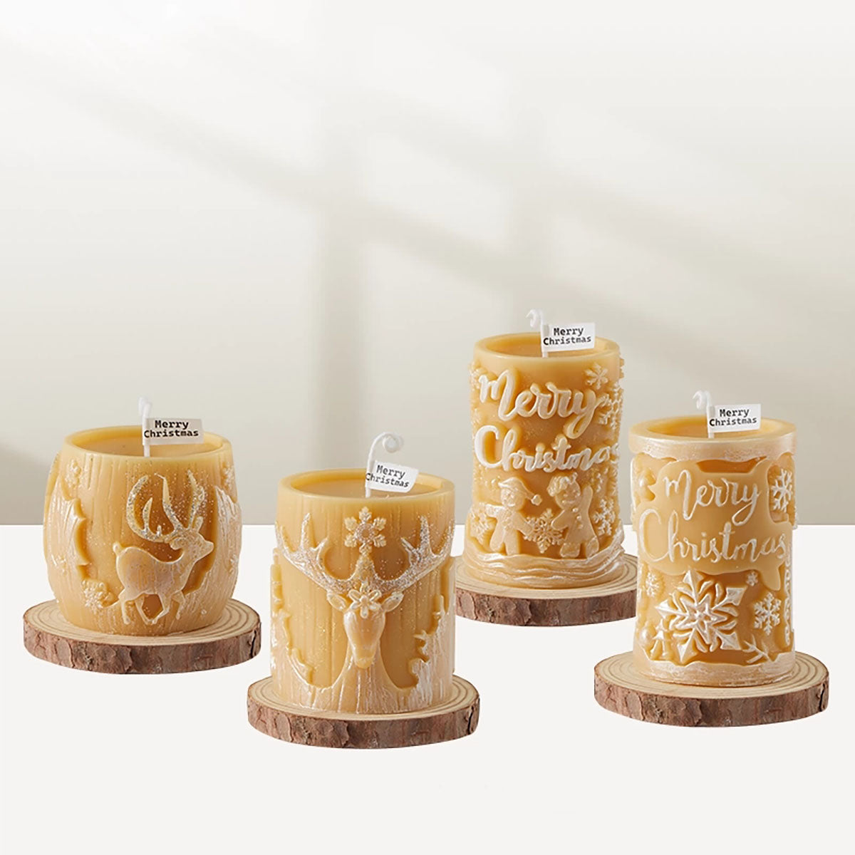 Pearlescent 3D Pillar Scented Candle Gift Box