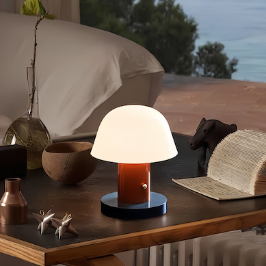 Cordless Mushroom Lamp | Modern Home Decor