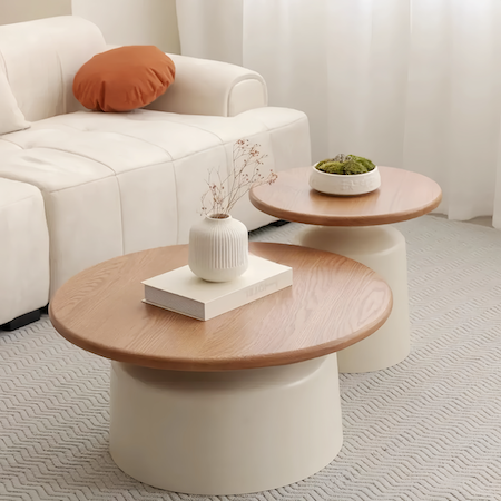 Round Coffee Table | A Centerpiece for Your Living Space - motivodecor.com