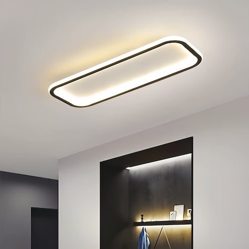 Simple modern LED ceiling light in a sleek design for kitchen and living areas.