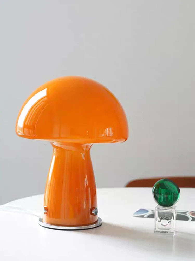 Whimsical Bedside Table Lamp: Small Mushroom Night Light - motivodecor.com