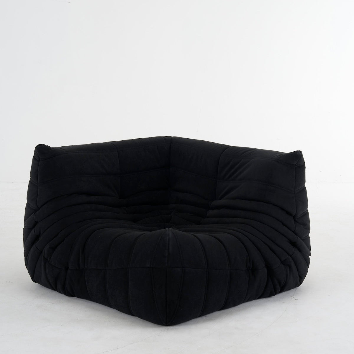 togo black corner sofa