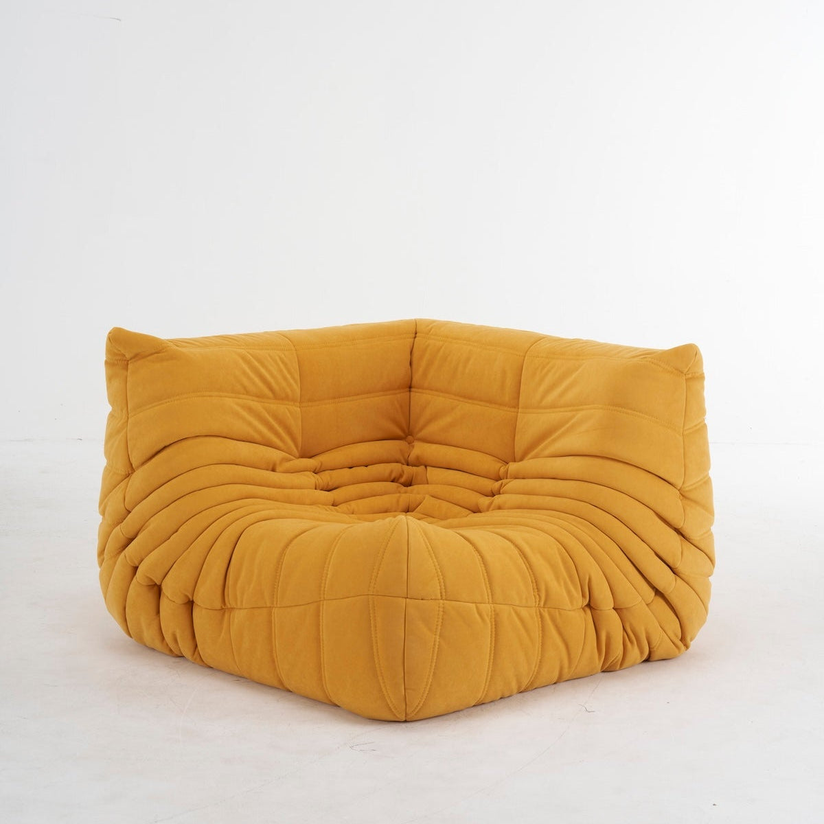 togo yellow corner sofa