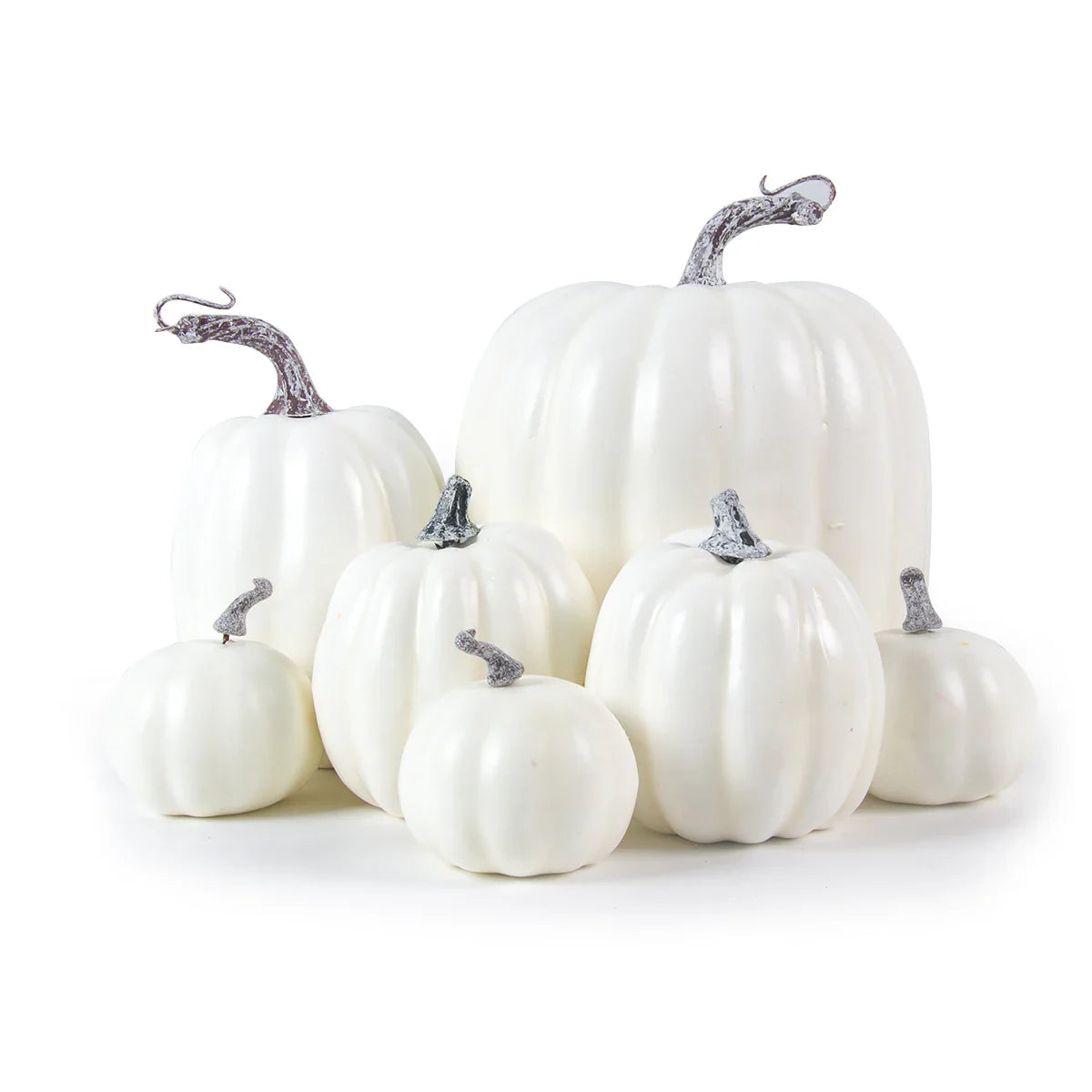 Halloween Artificial Pumpkin Decor | Set of Seven | Fall Decor - motivodecor.com